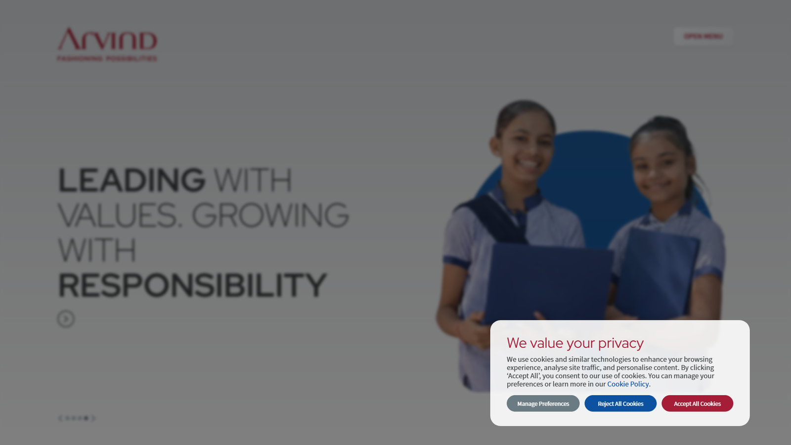 Arvind Ltd. fashion manufacturer