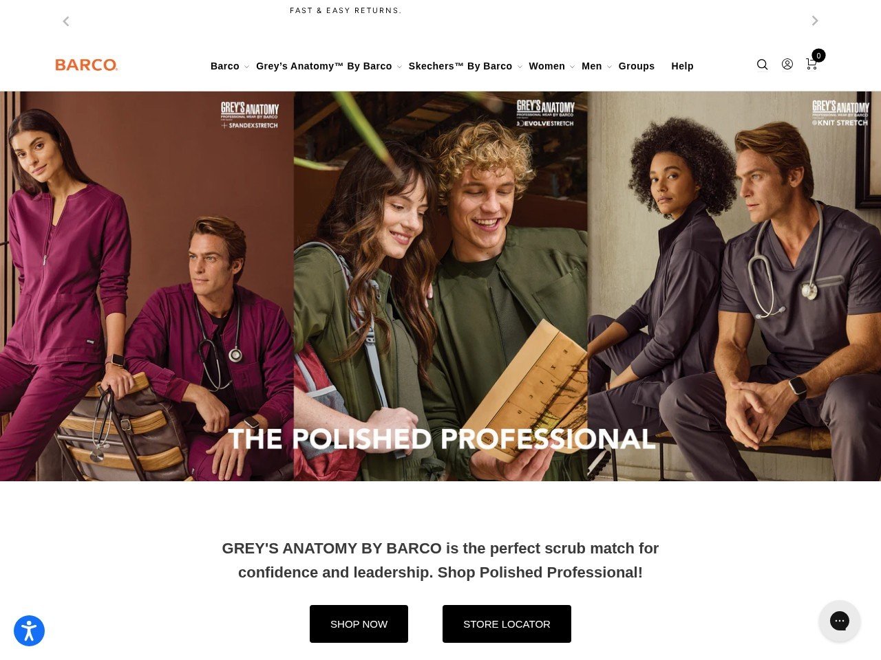 Barco Uniforms corporate fashion warehouse