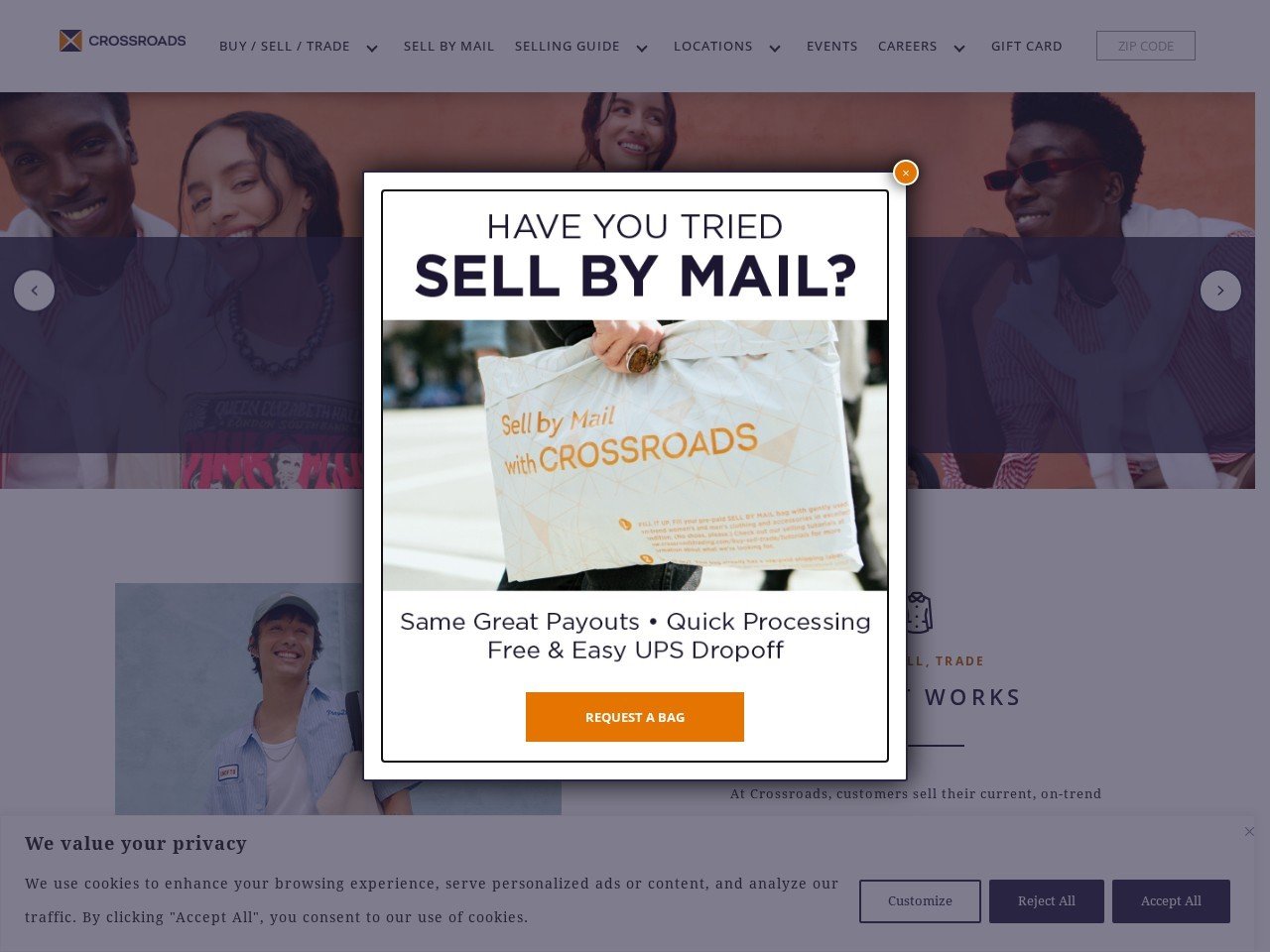 Crossroads Trading Co. clothes marketplace