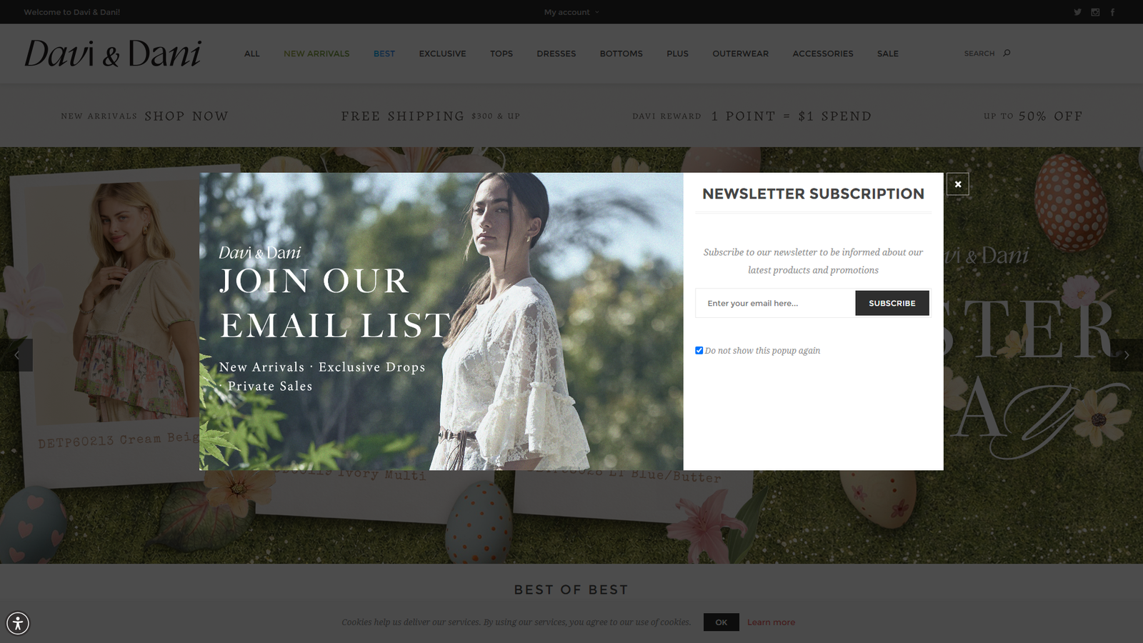 Davi & Dani designer apparel distribution