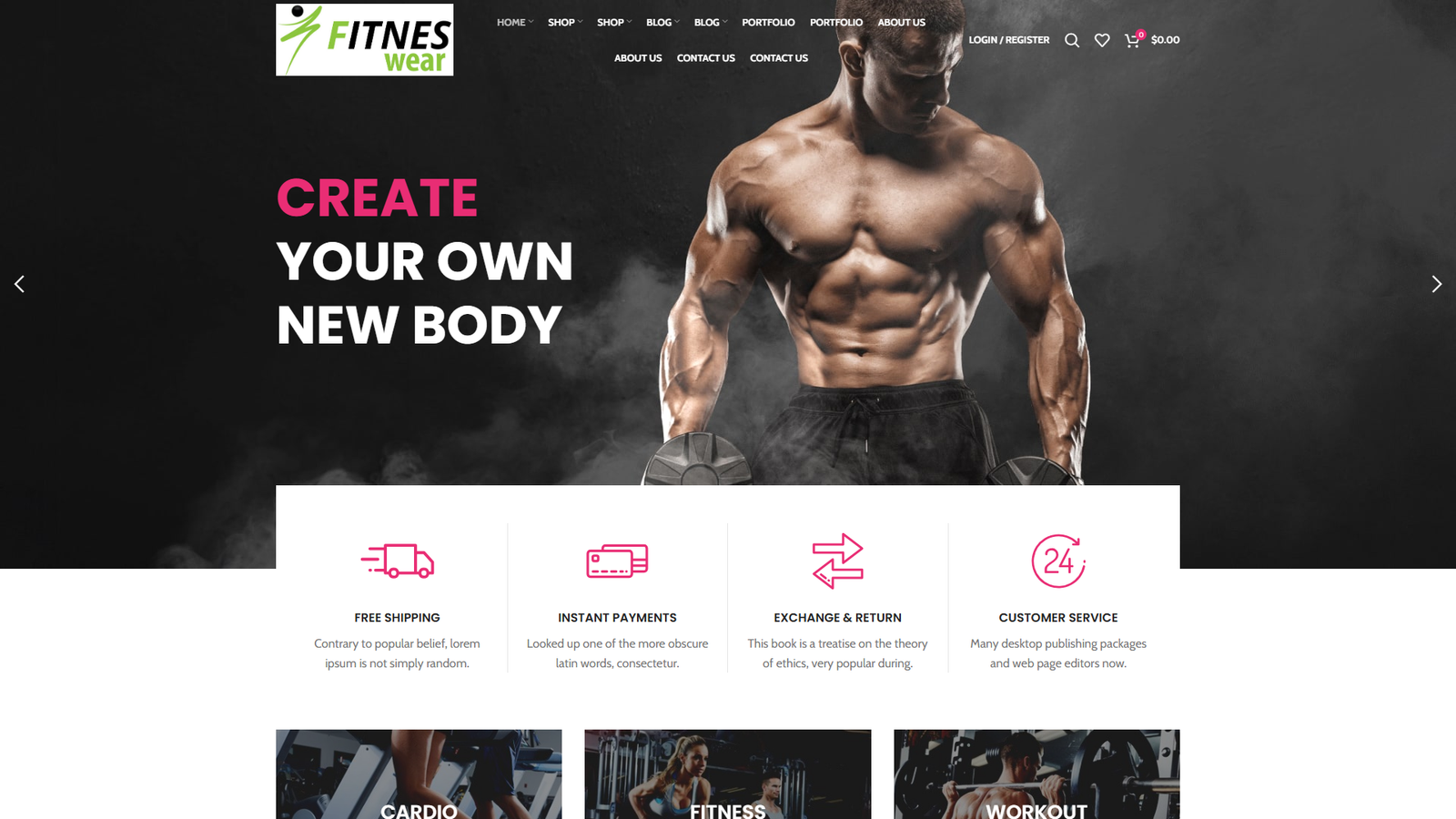 Fitneswear textile retailers