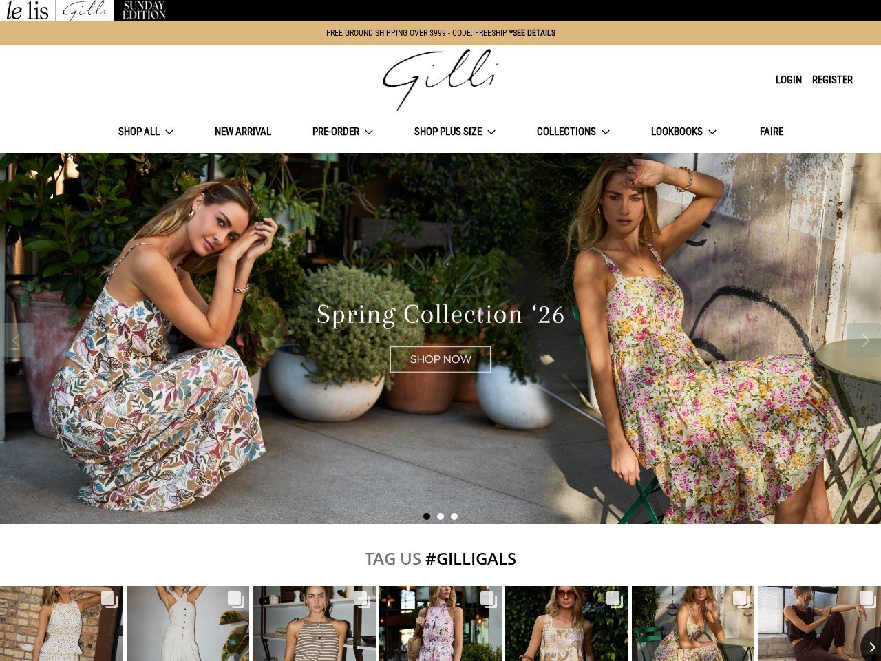 Gilli Clothing blossom attire wholesale