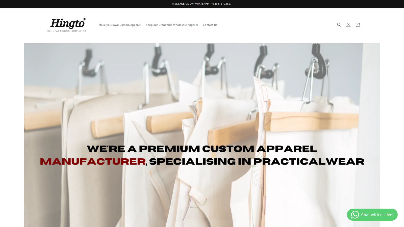 Hingto gym attire creators