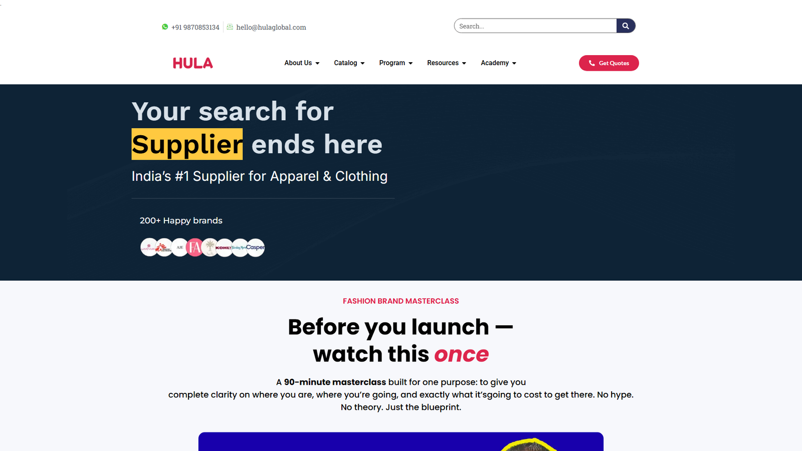 Hula Global reliable clothing factories for emerging brands Hula Global reliable clothing factories for emerging brands