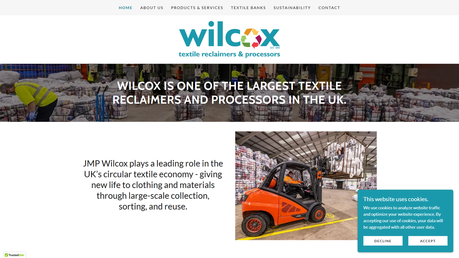 JMP Wilcox secondhand fashion bulk