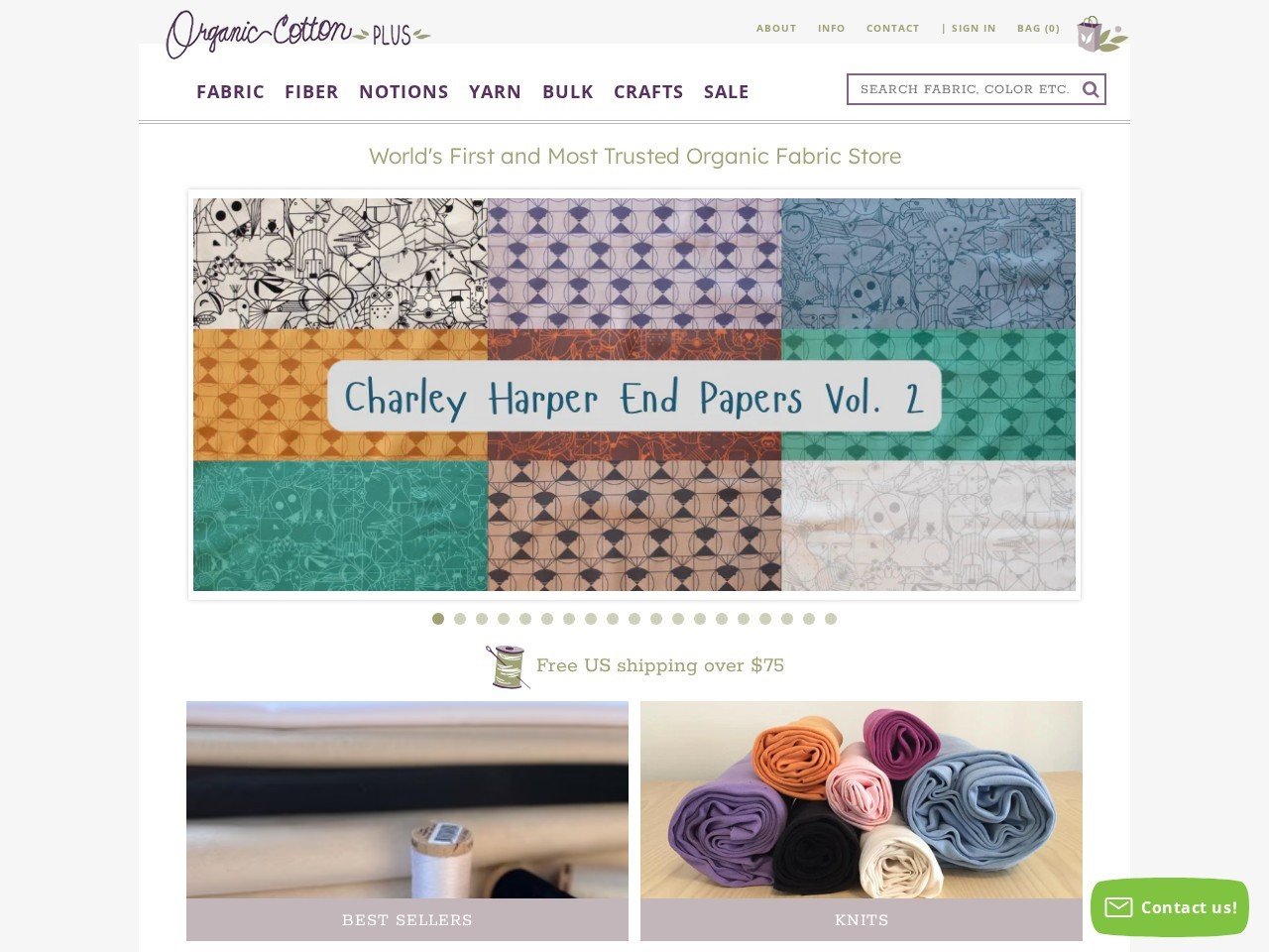 Organic Cotton Plus natural textile company Organic Cotton Plus natural textile company