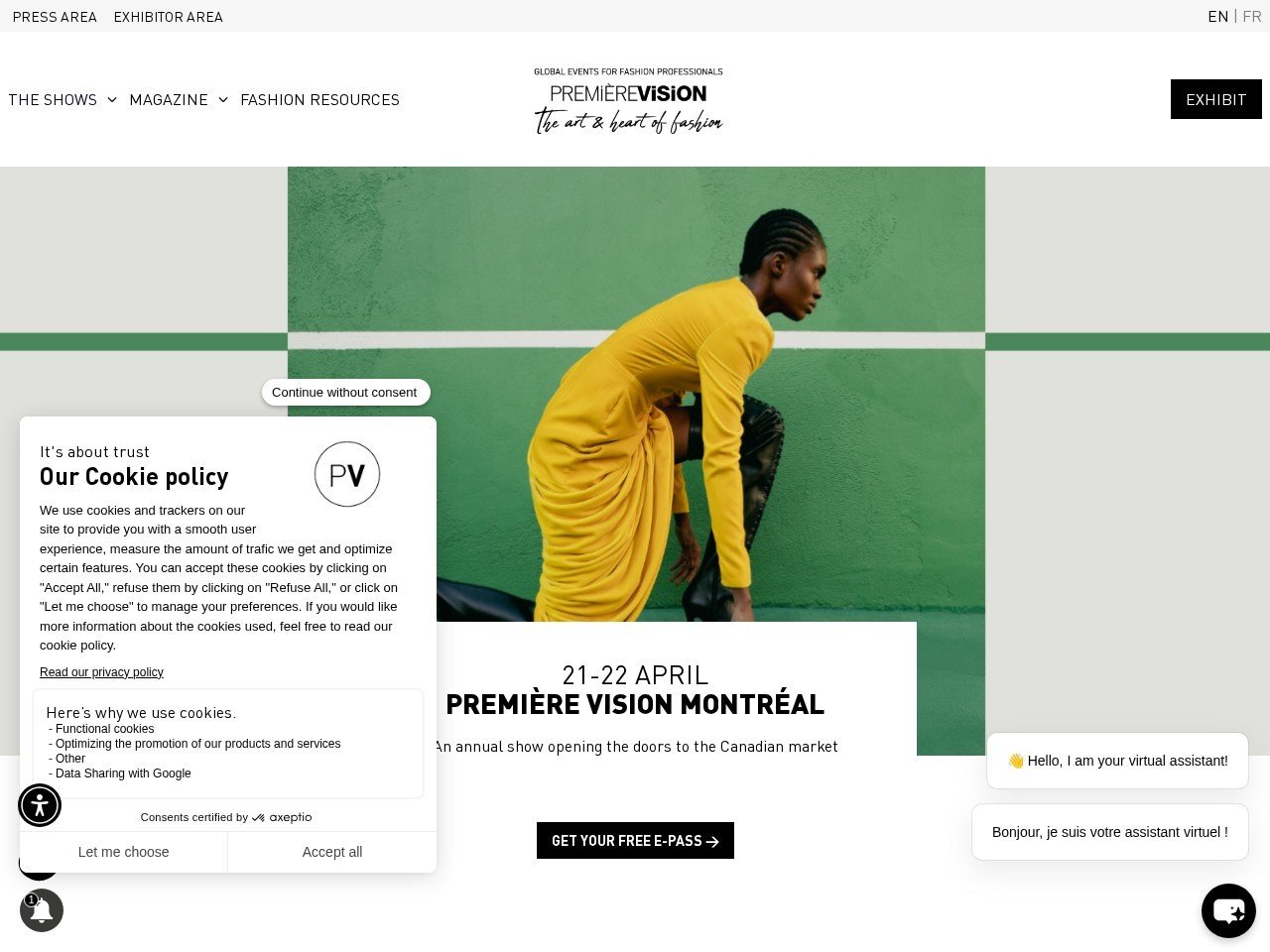 Première Vision garment industry events