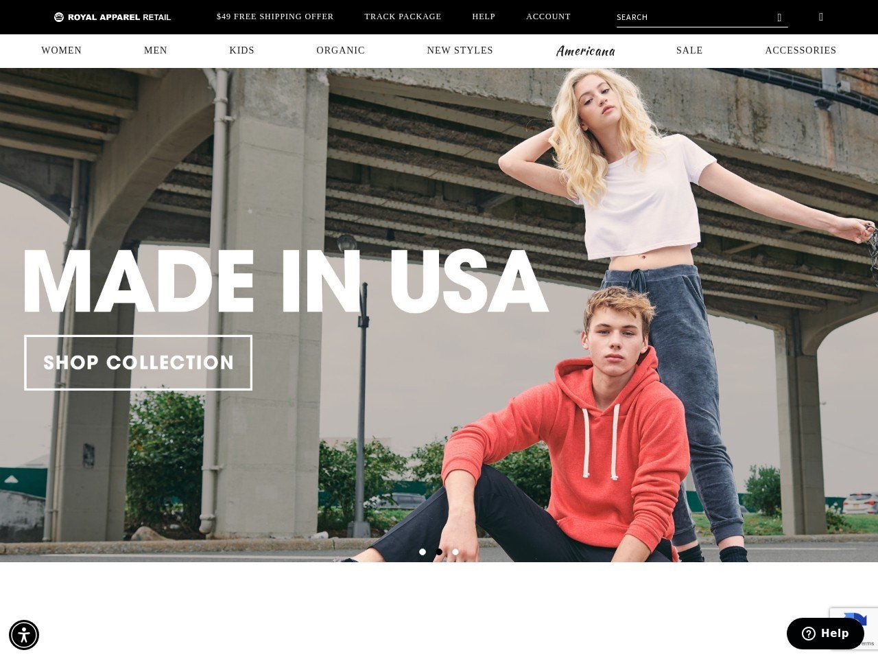 Royal Apparel locally sourced outfits