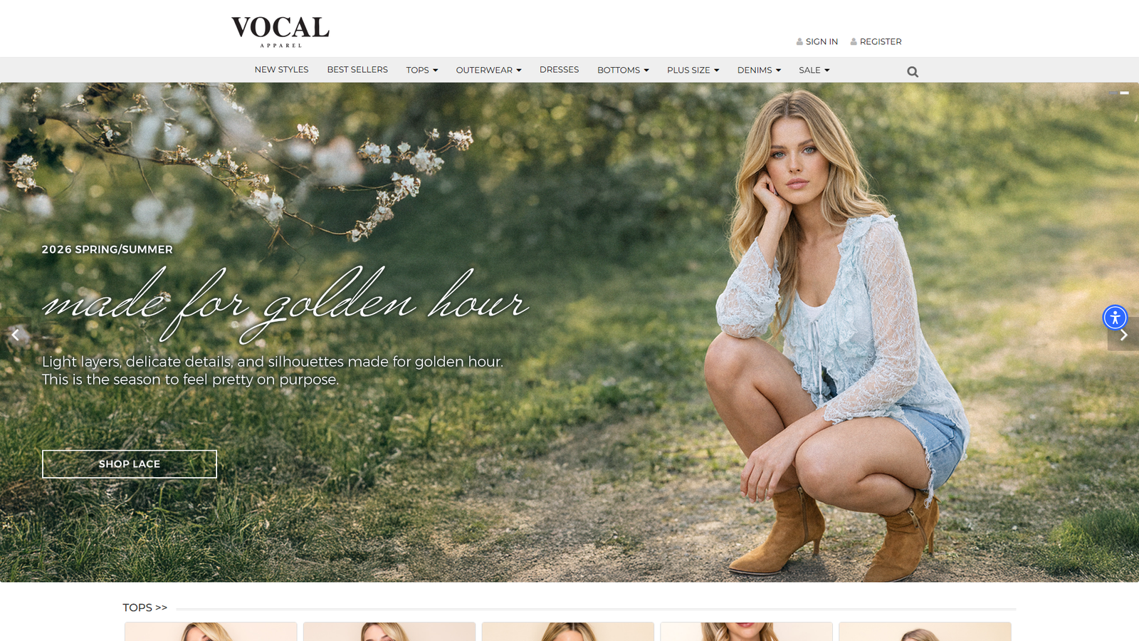 Vocal Apparel trendy apparel wholesalers