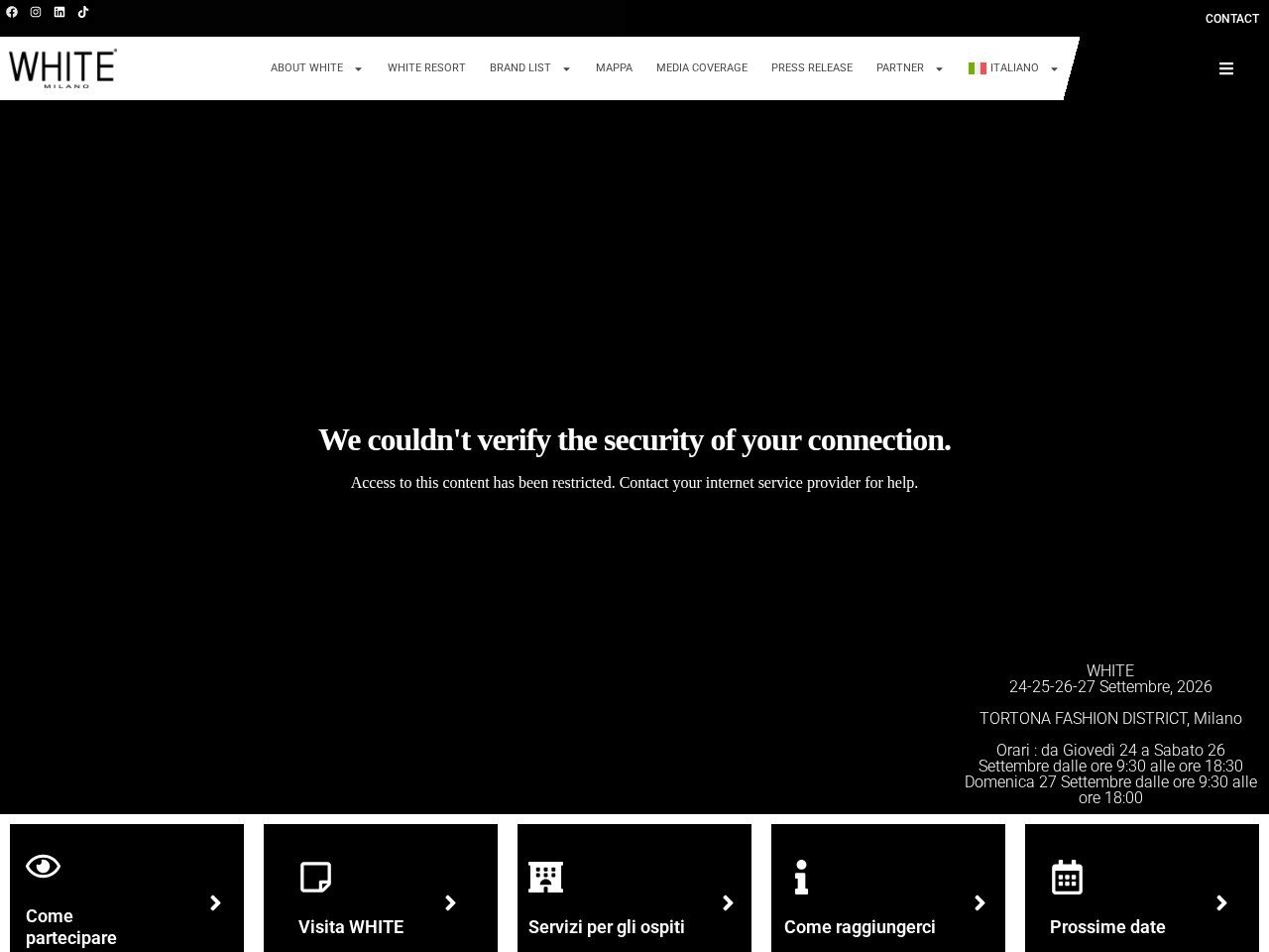 WHITE clothing expos