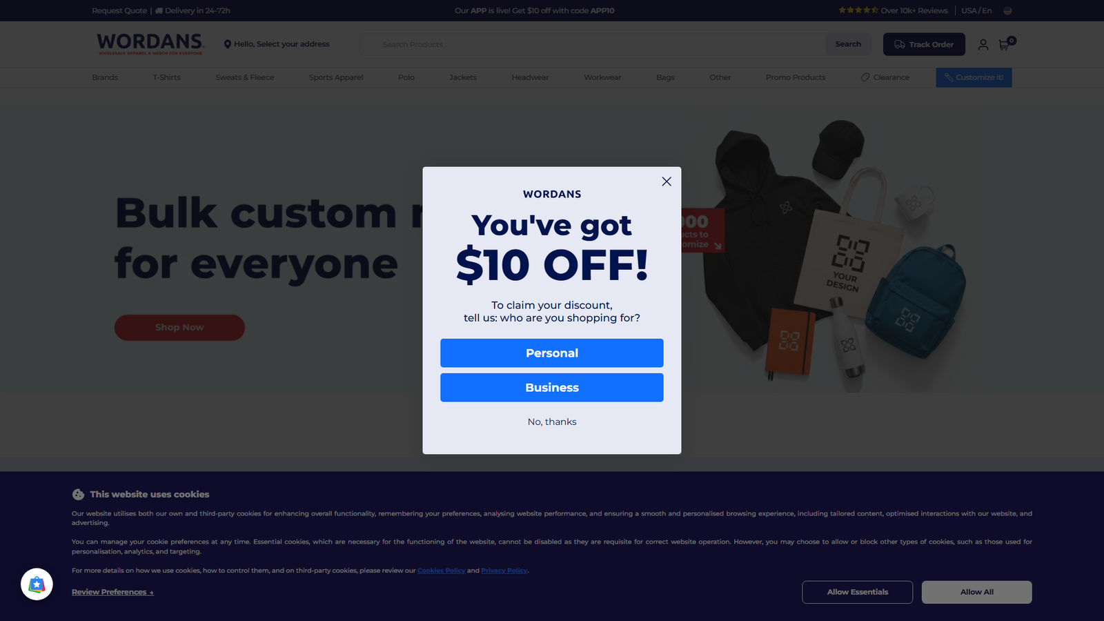 Wordans affordable fashion bulk