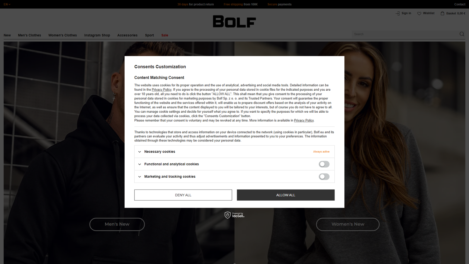Bolf cheap designer clothing