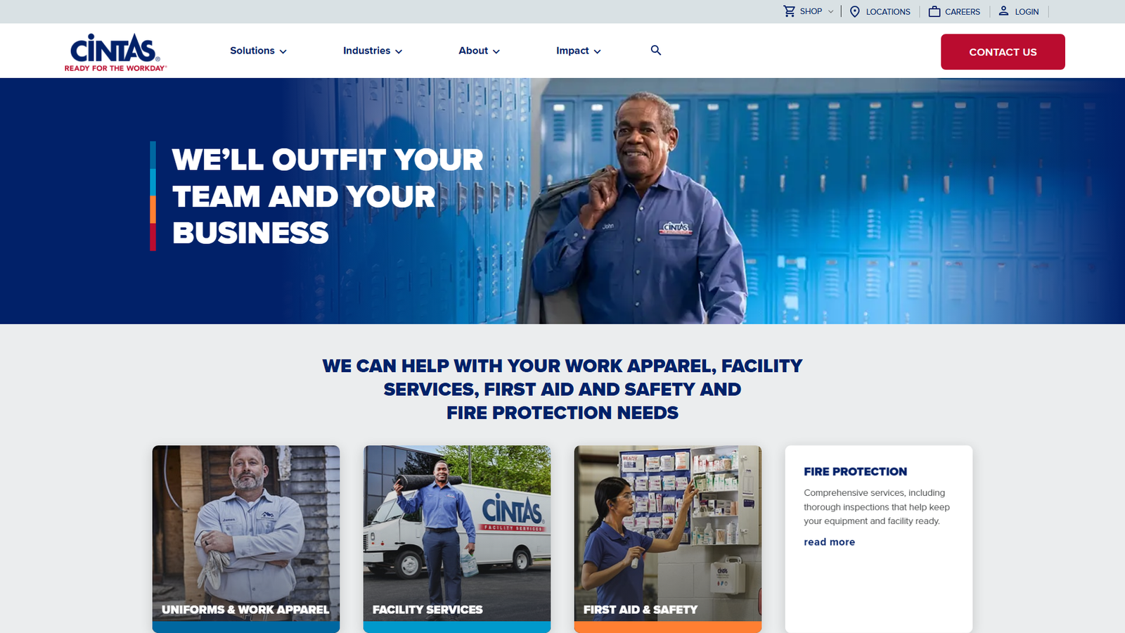 Cintas protective clothing bulk