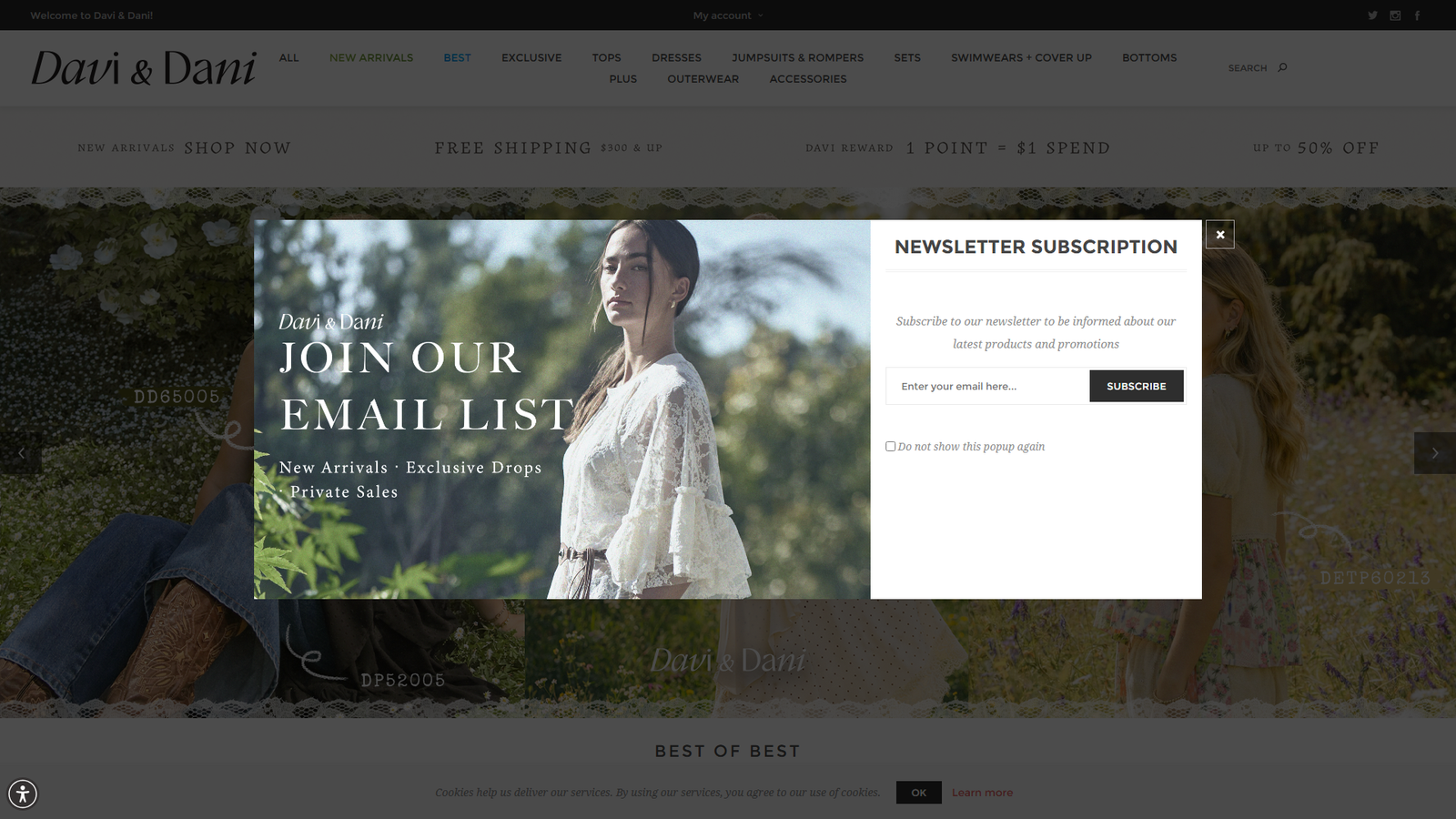 Davi & Dani Entro fashion wholesale