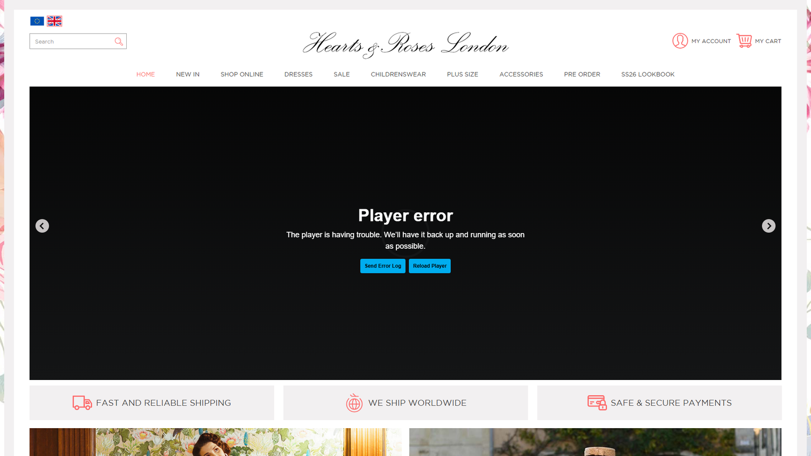 Hearts & Roses London black romantic apparel