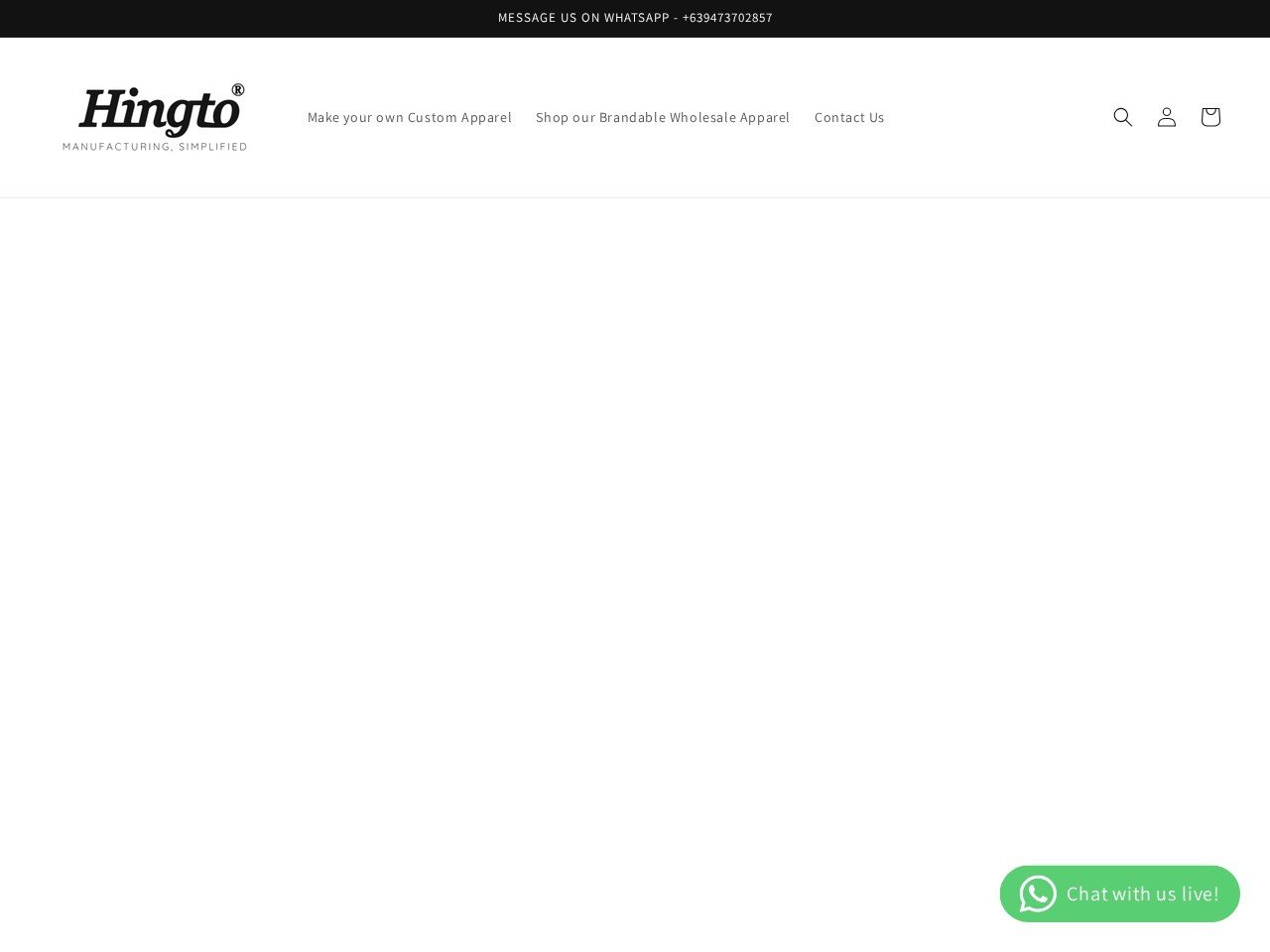 Hingto unique clothing manufacturers