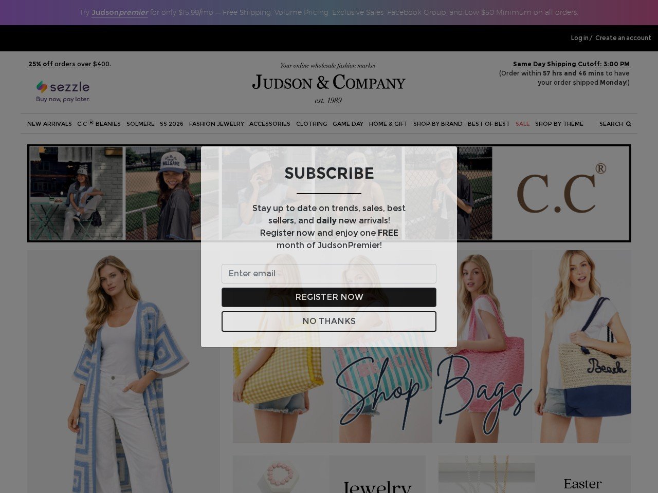 Judson clothes bulk buying