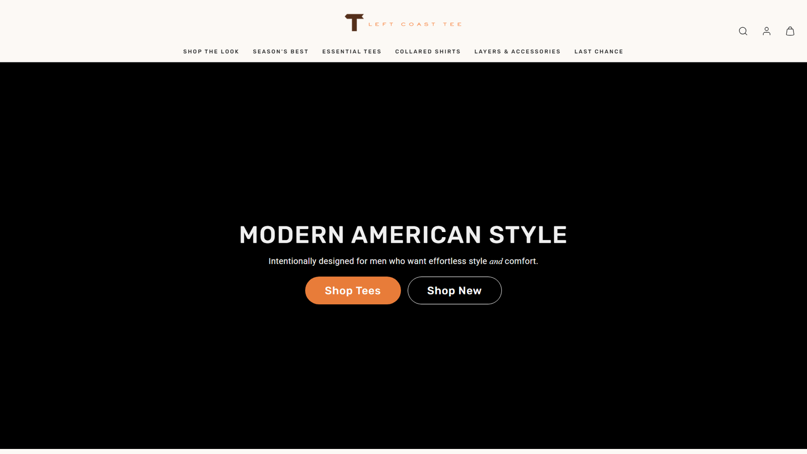 Left Coast Tee Made in USA apparel