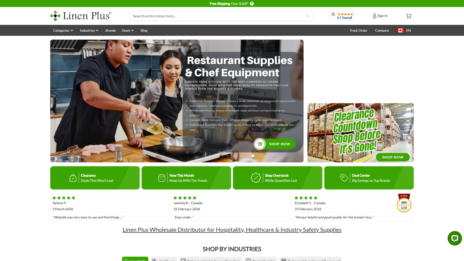 Linen Plus Inc. tableware fabricator