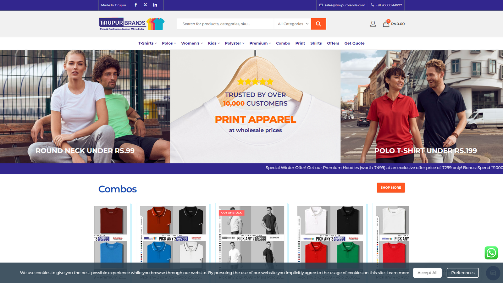 Tirupur Brands handcrafted fashion