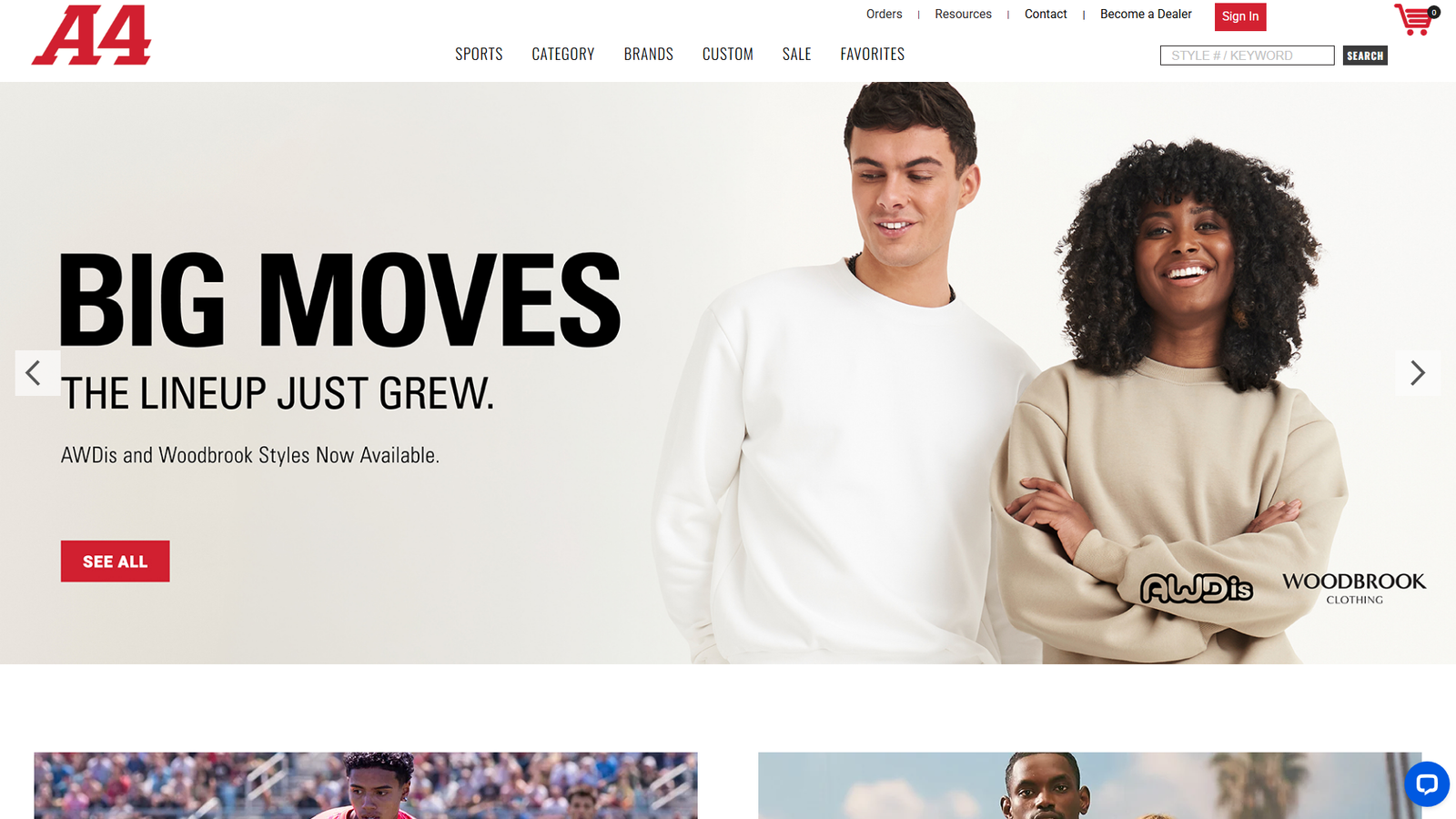 A4 Apparel apparel distribution networks