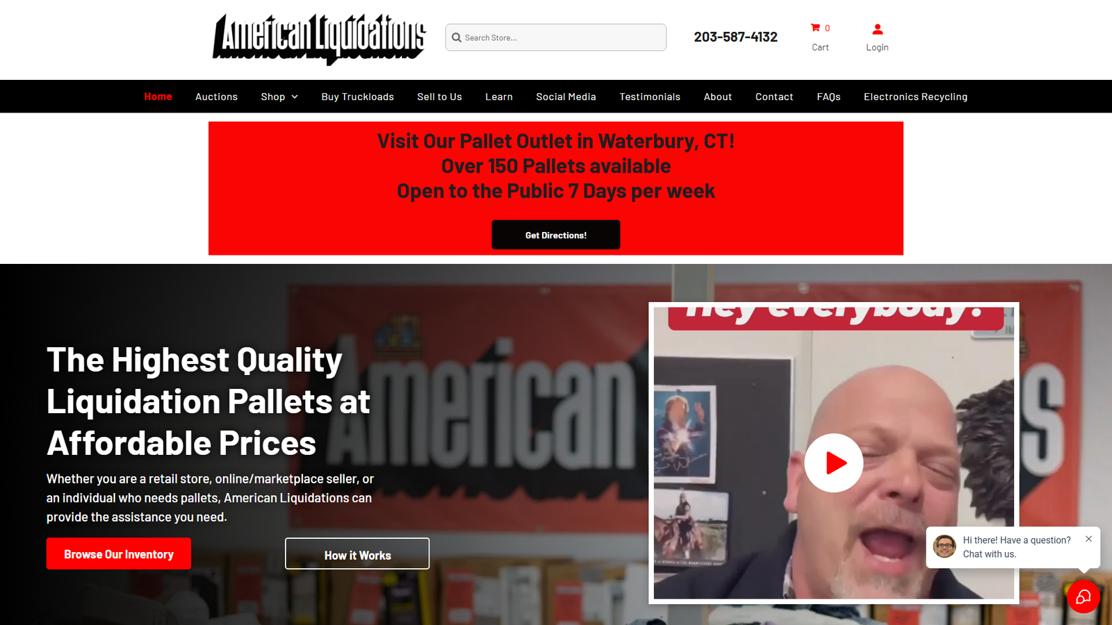 American Liquidations discounted clothing pallets