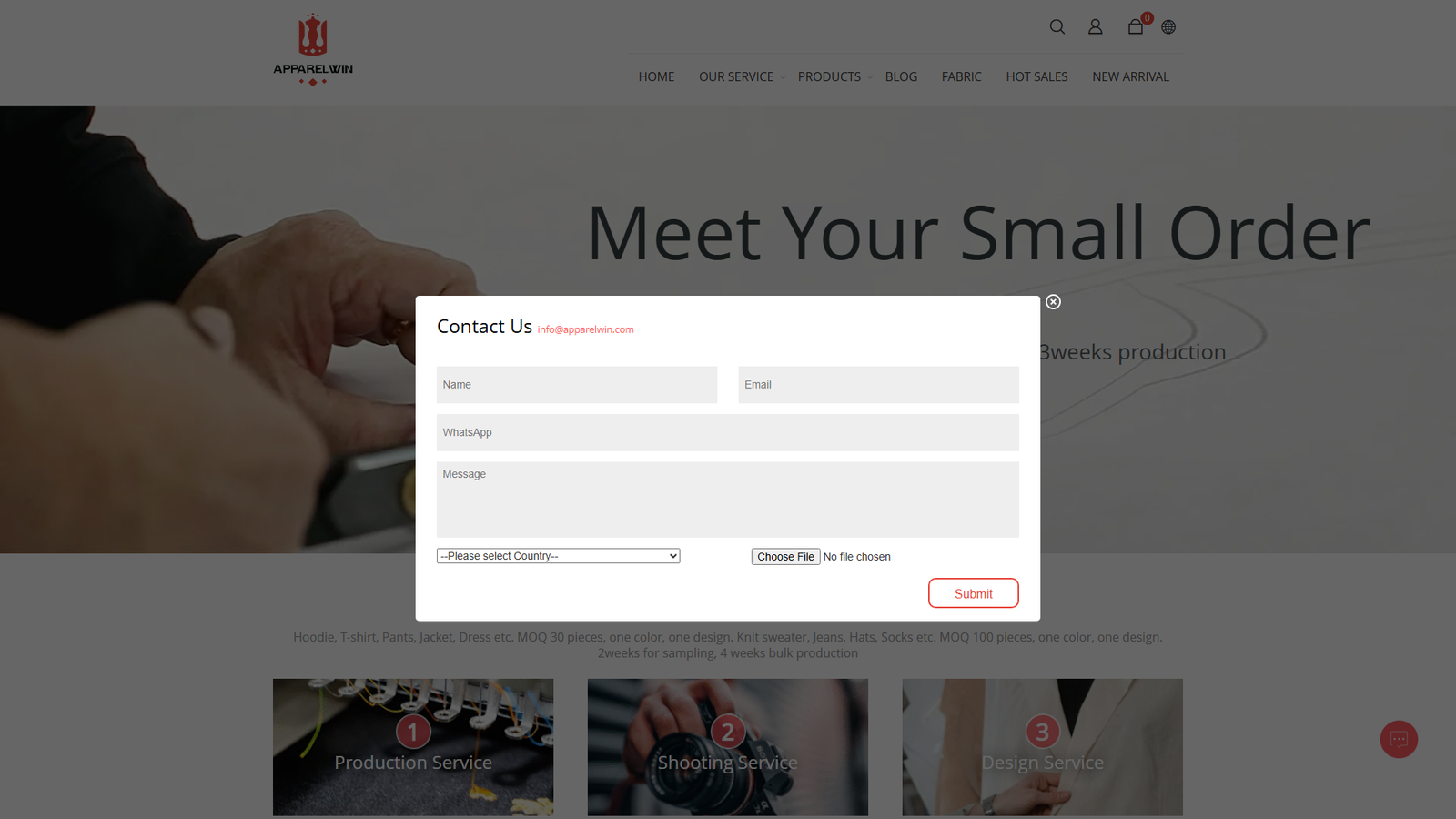 ApparelWin wholesale garment shop