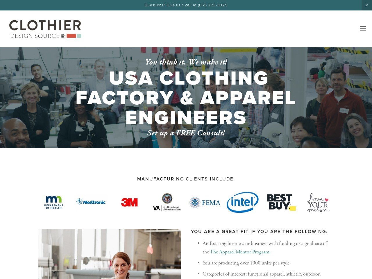 Clothier Design Source fashion manufacturer Clothier Design Source fashion manufacturer