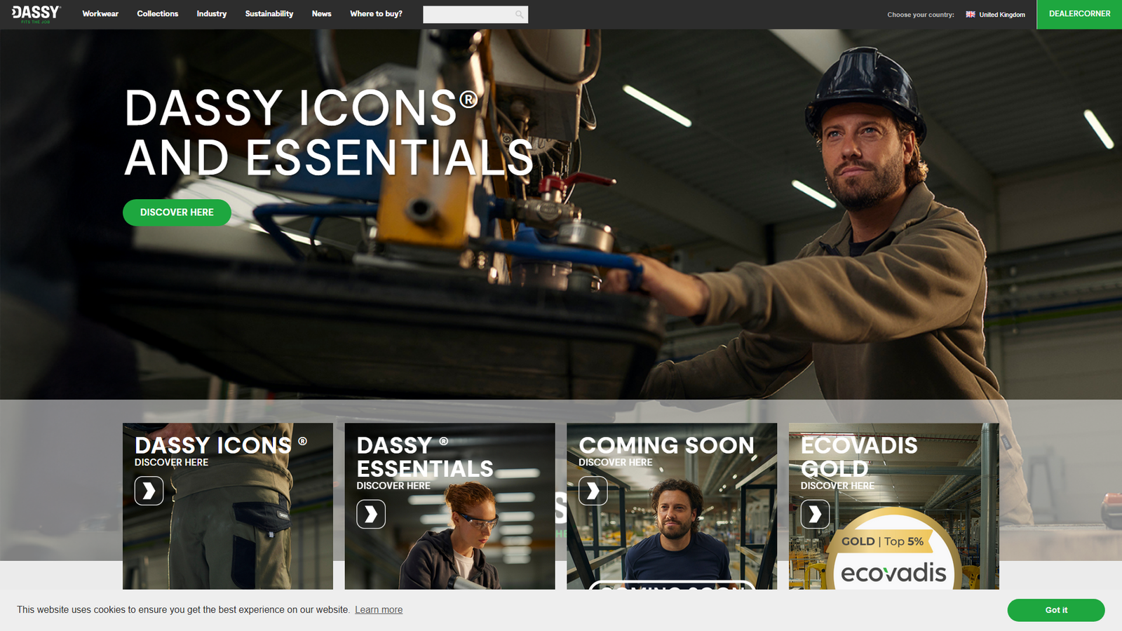 DASSY workplace attire retailer