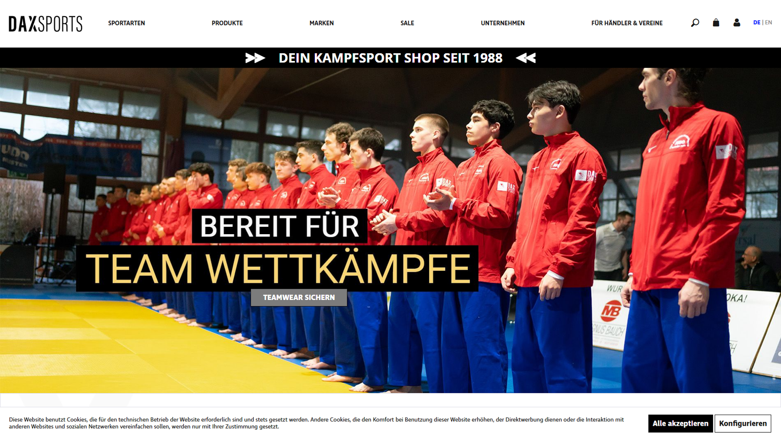 Dax Sports workout clothing retailers