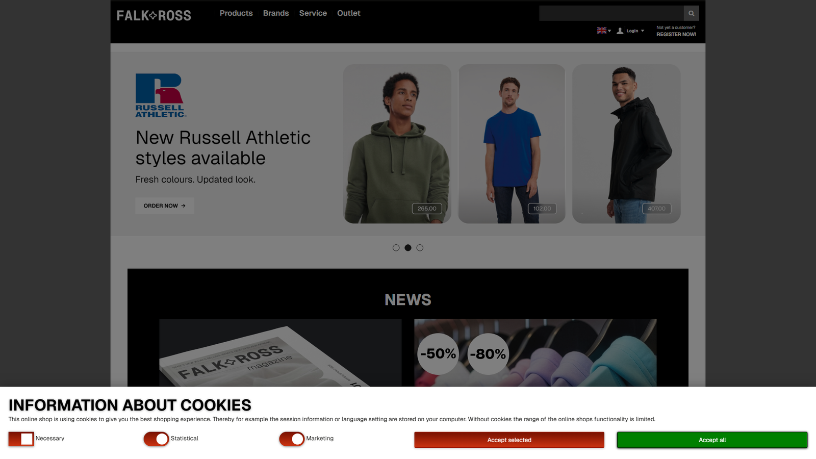 Falk&Ross Group Europe GmbH retail ready sweaters Falk&Ross Group Europe GmbH retail ready sweaters