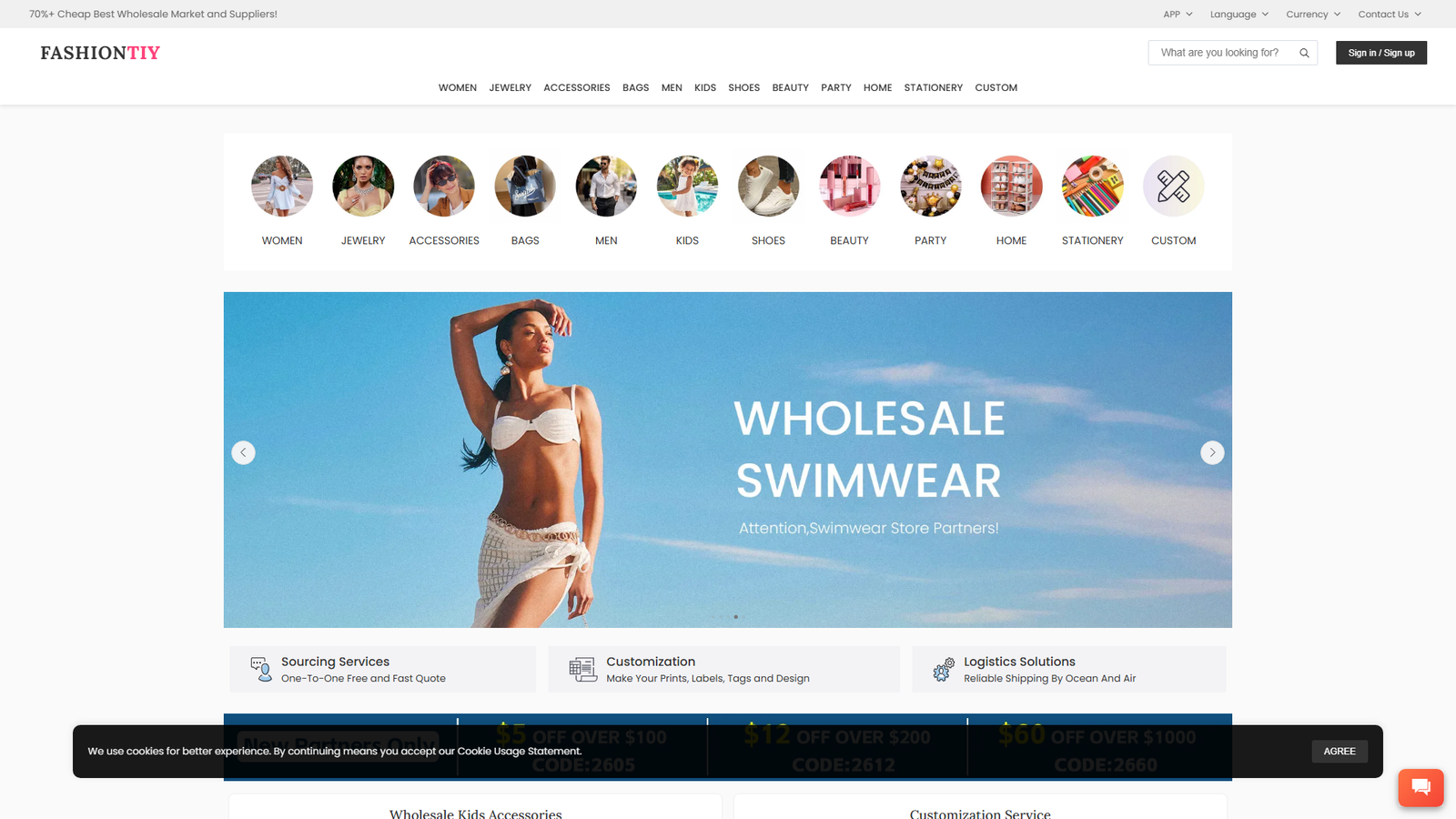 FashionTIY women's clothing suppliers