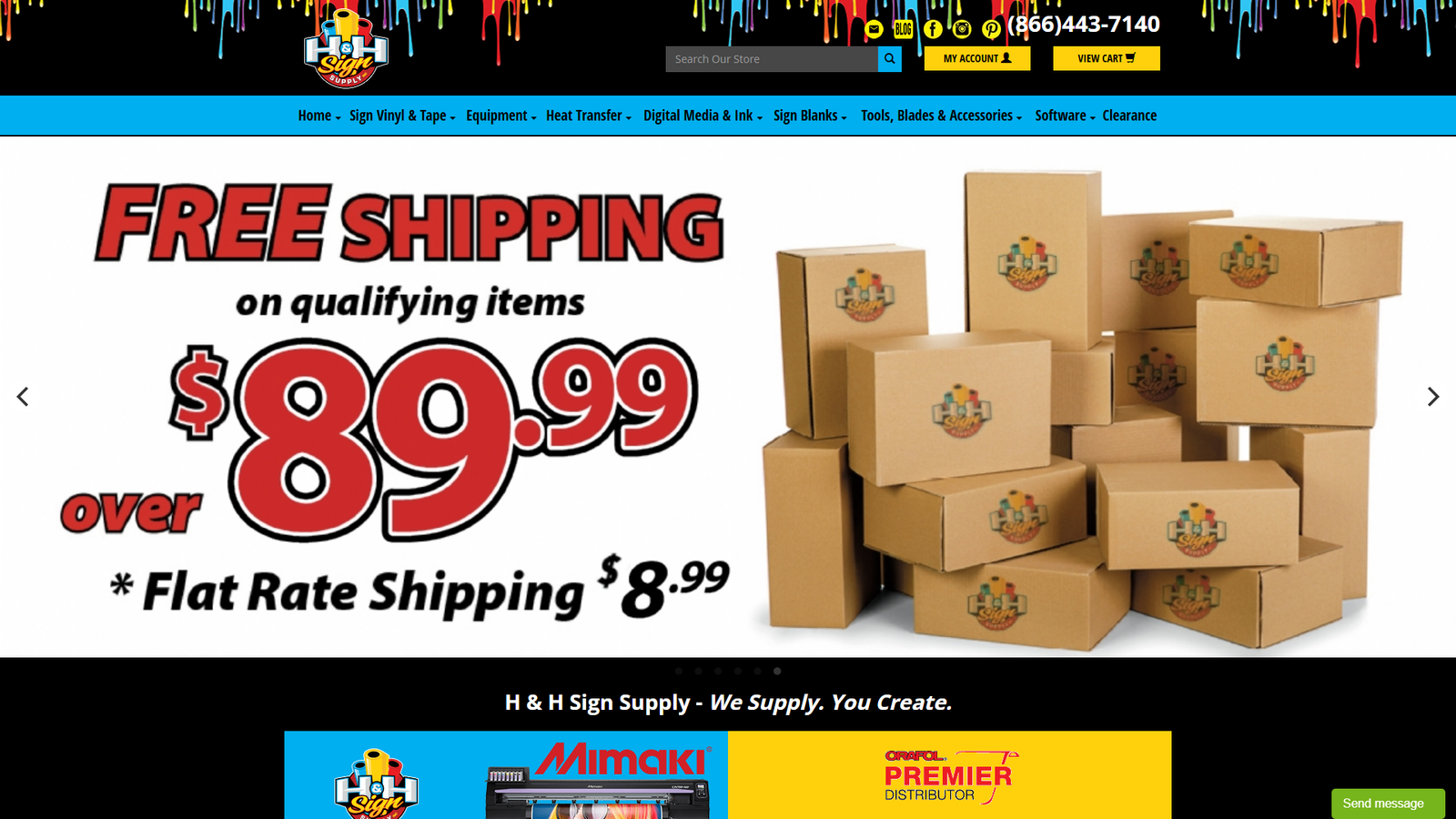 H & H Sign Supply custom heat transfers