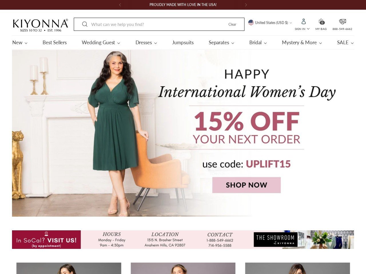 Kiyonna wholesale plus size styles