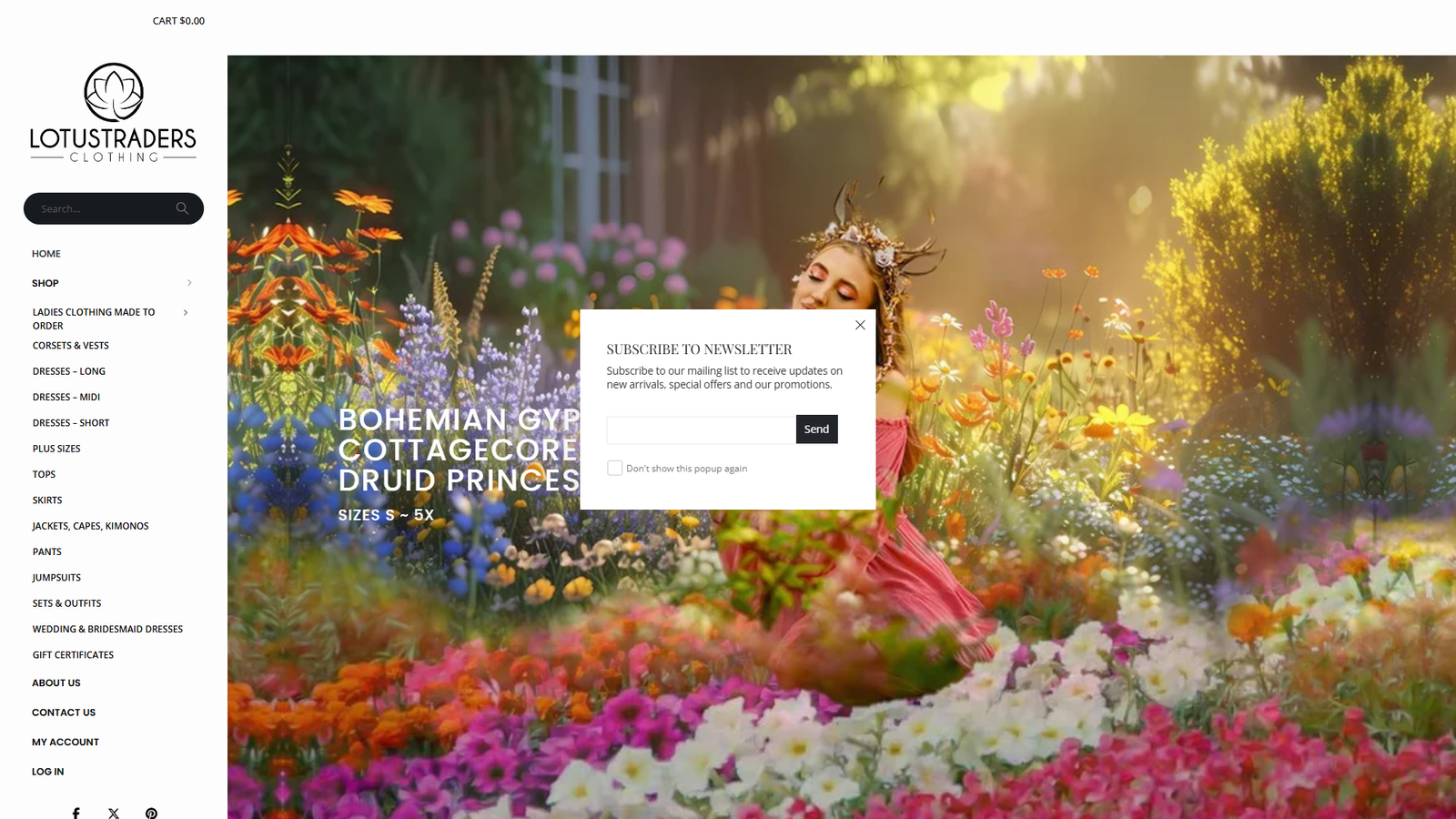 Lotus Traders Clothing Inc sustainable clothing collection