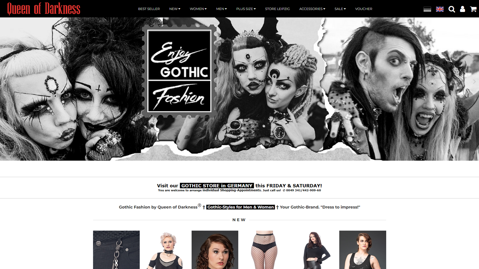 Queen of Darkness haunting wardrobe