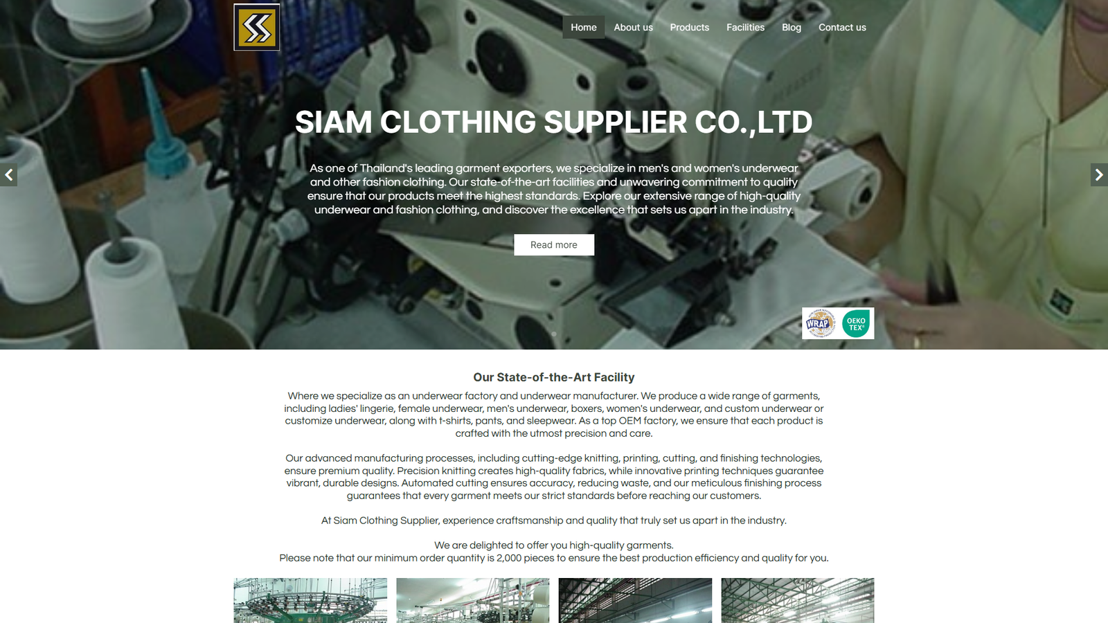 SIAM CLOTHING SUPPLIER CO.