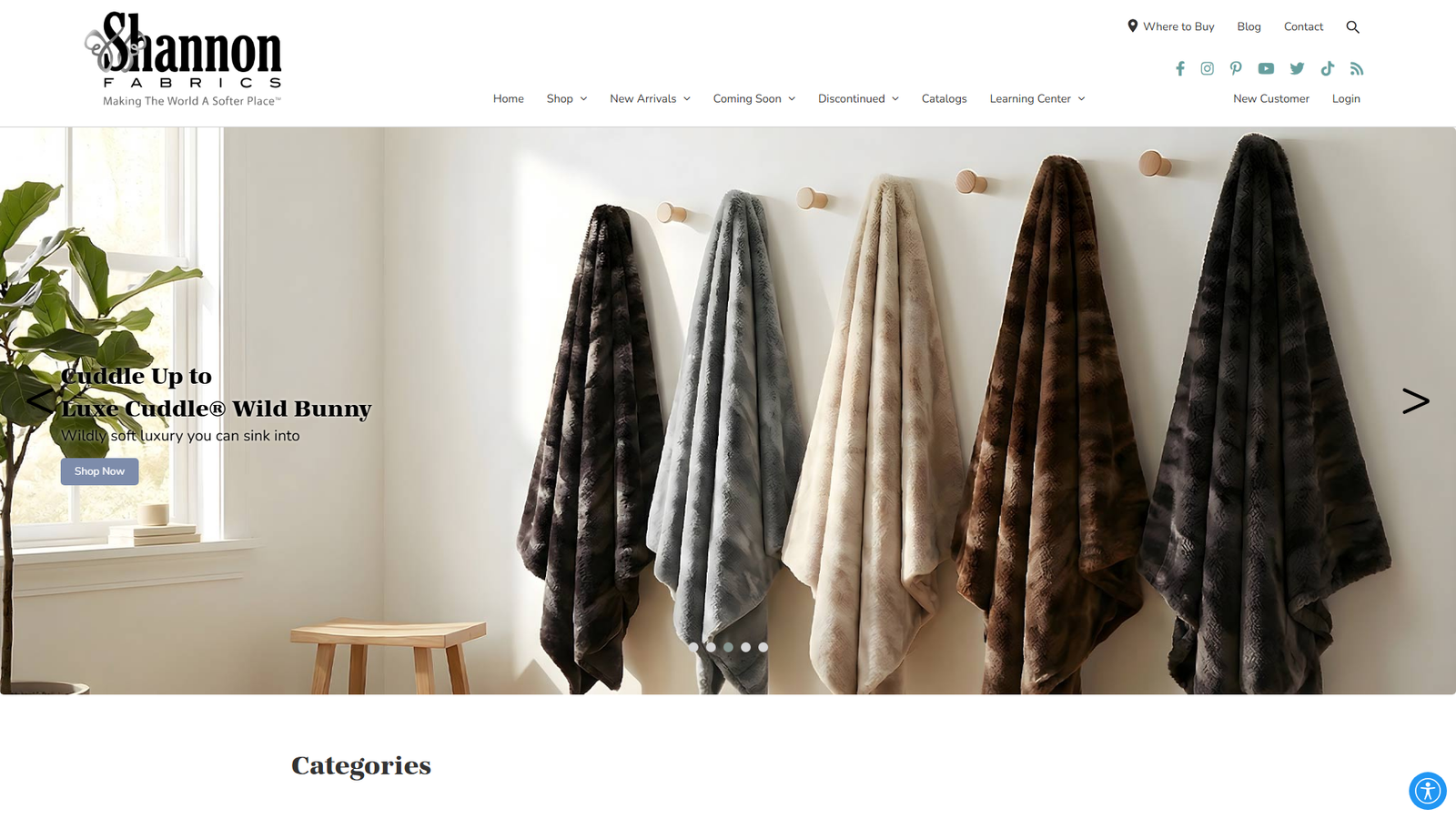 Shannon Fabrics affordable clothing supplies