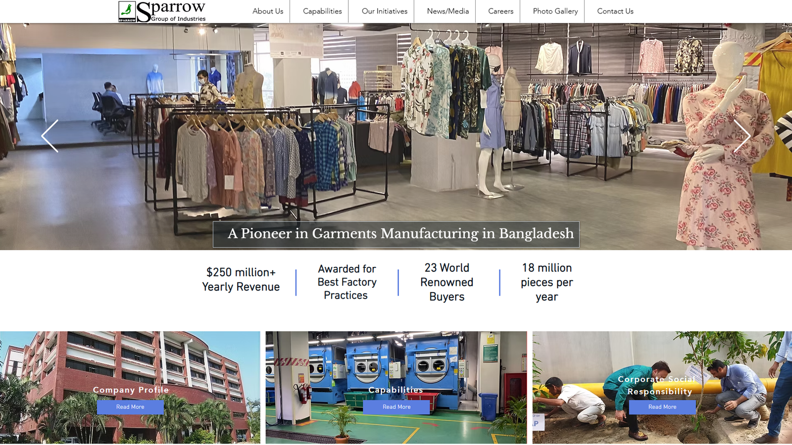 Sparrow Group Ready-made garment manufacturers