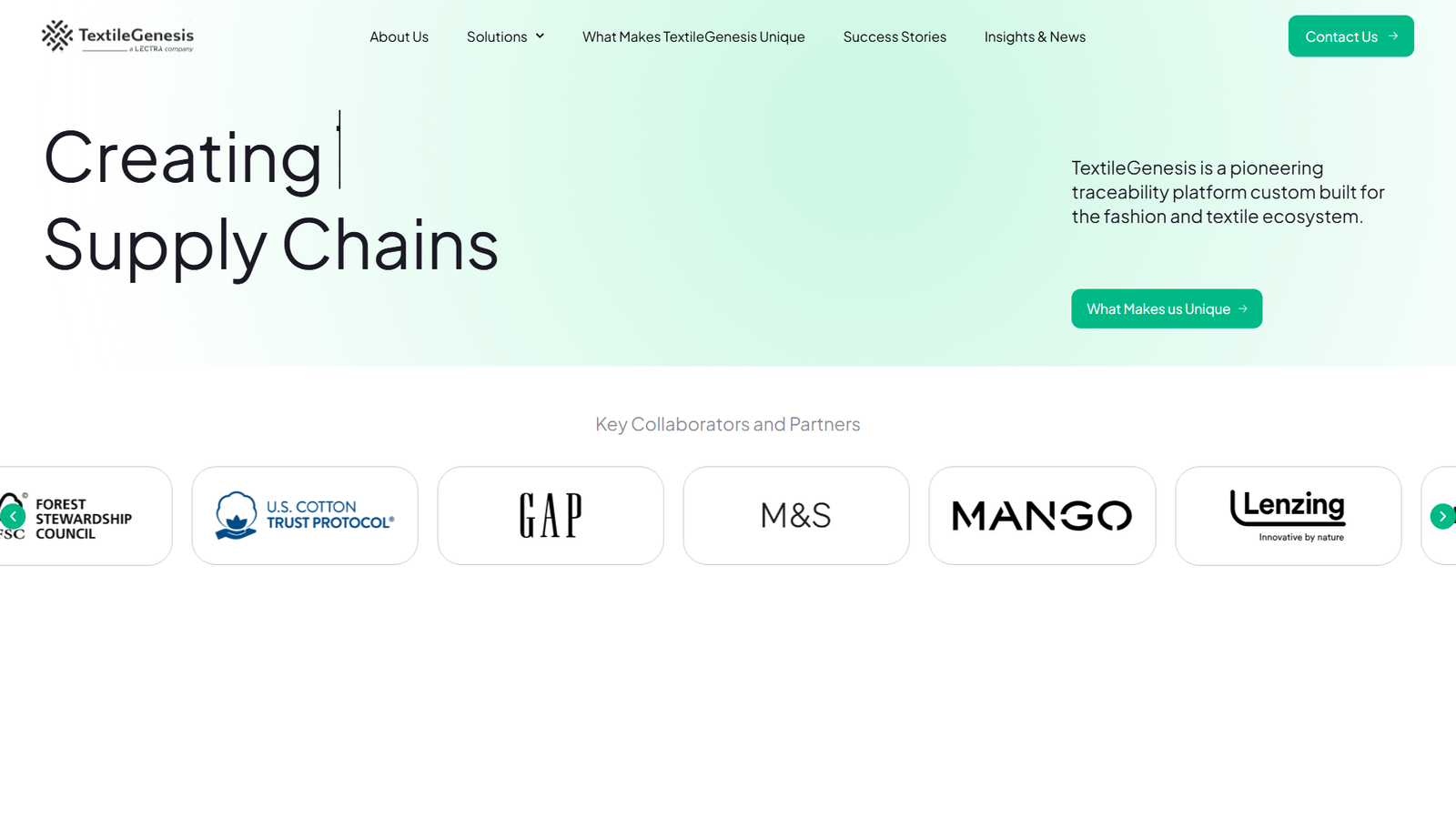 TextileGenesis environmentally-friendly textile producers