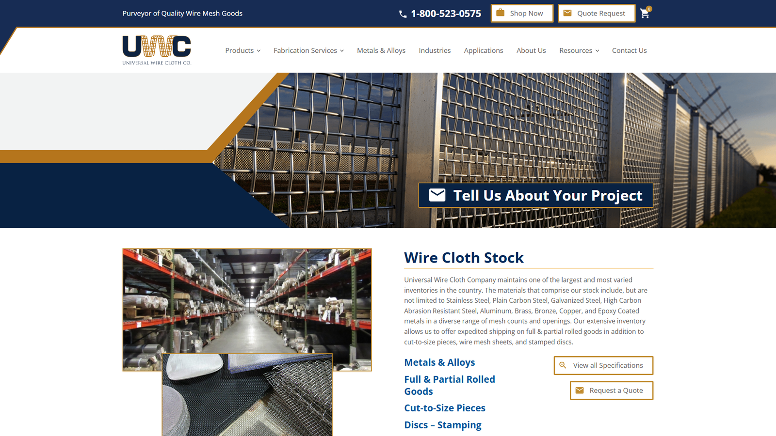 Universal Wire Cloth industrial wire cloth