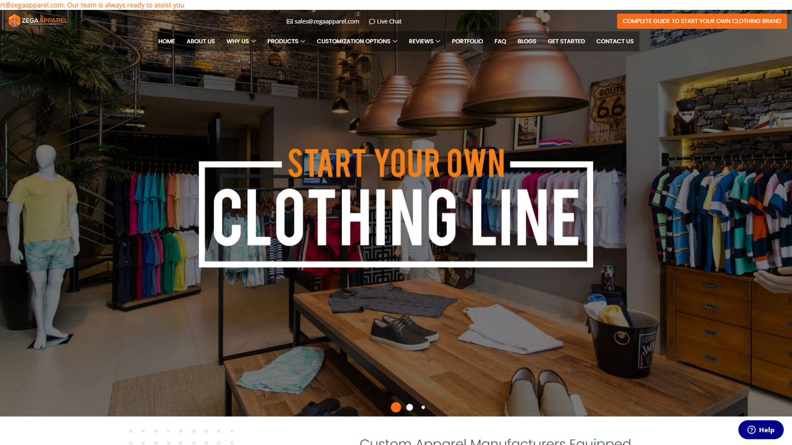 Zega Apparel homegrown garment producers