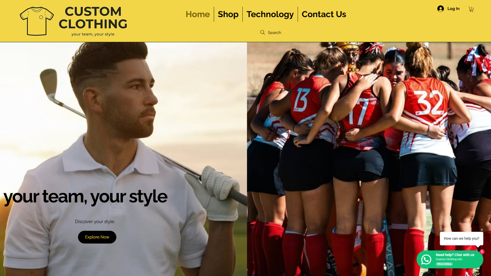 Custom Clothing performance wear suppliers