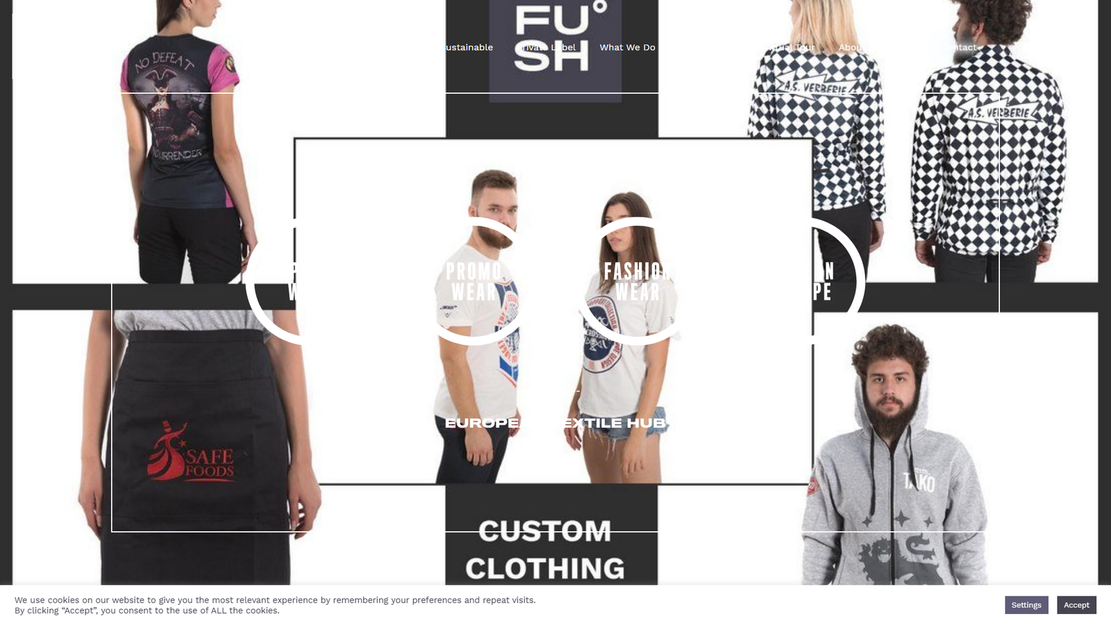 FUSH garment workshop