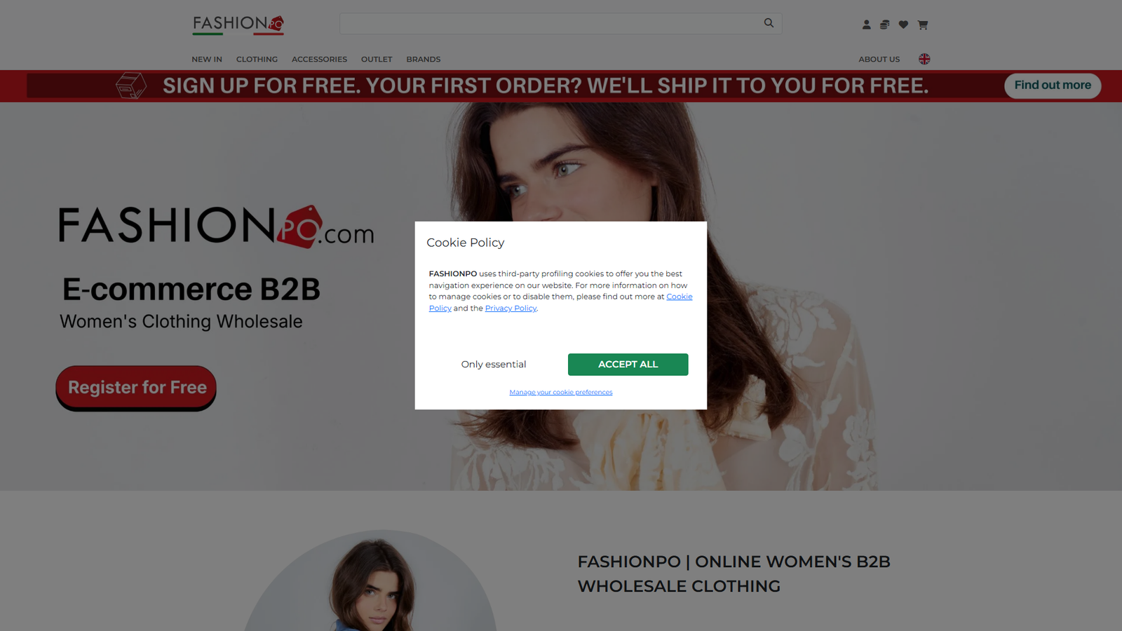 FashionPo name brand clothing supplier