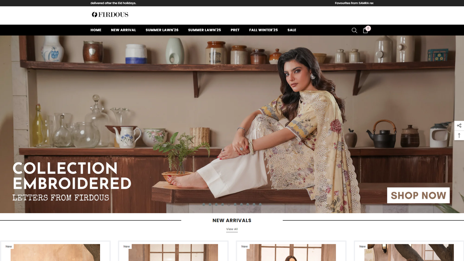 Firdous Clothing brand manufacturer