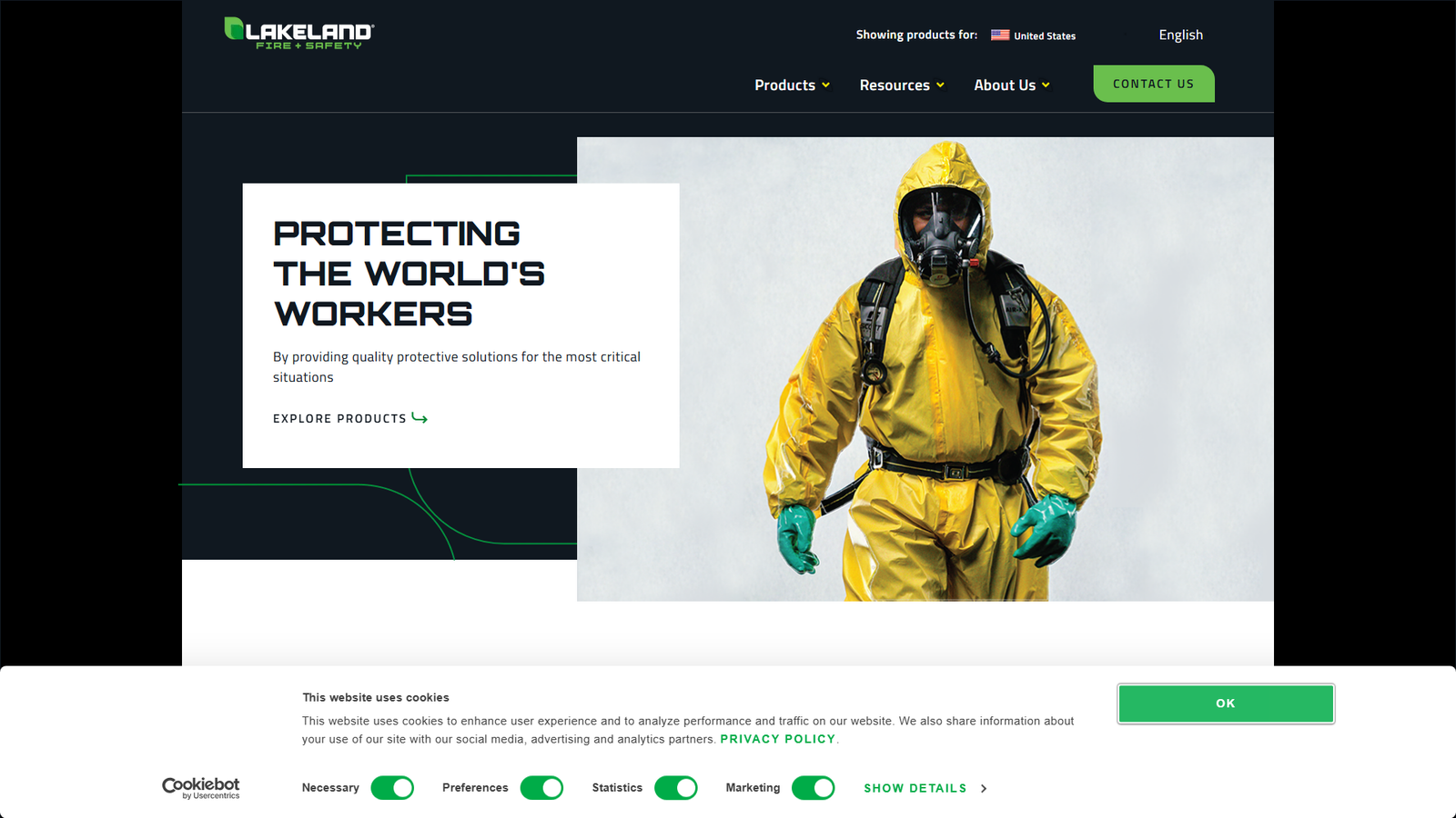 Lakeland Industries protective clothing providers