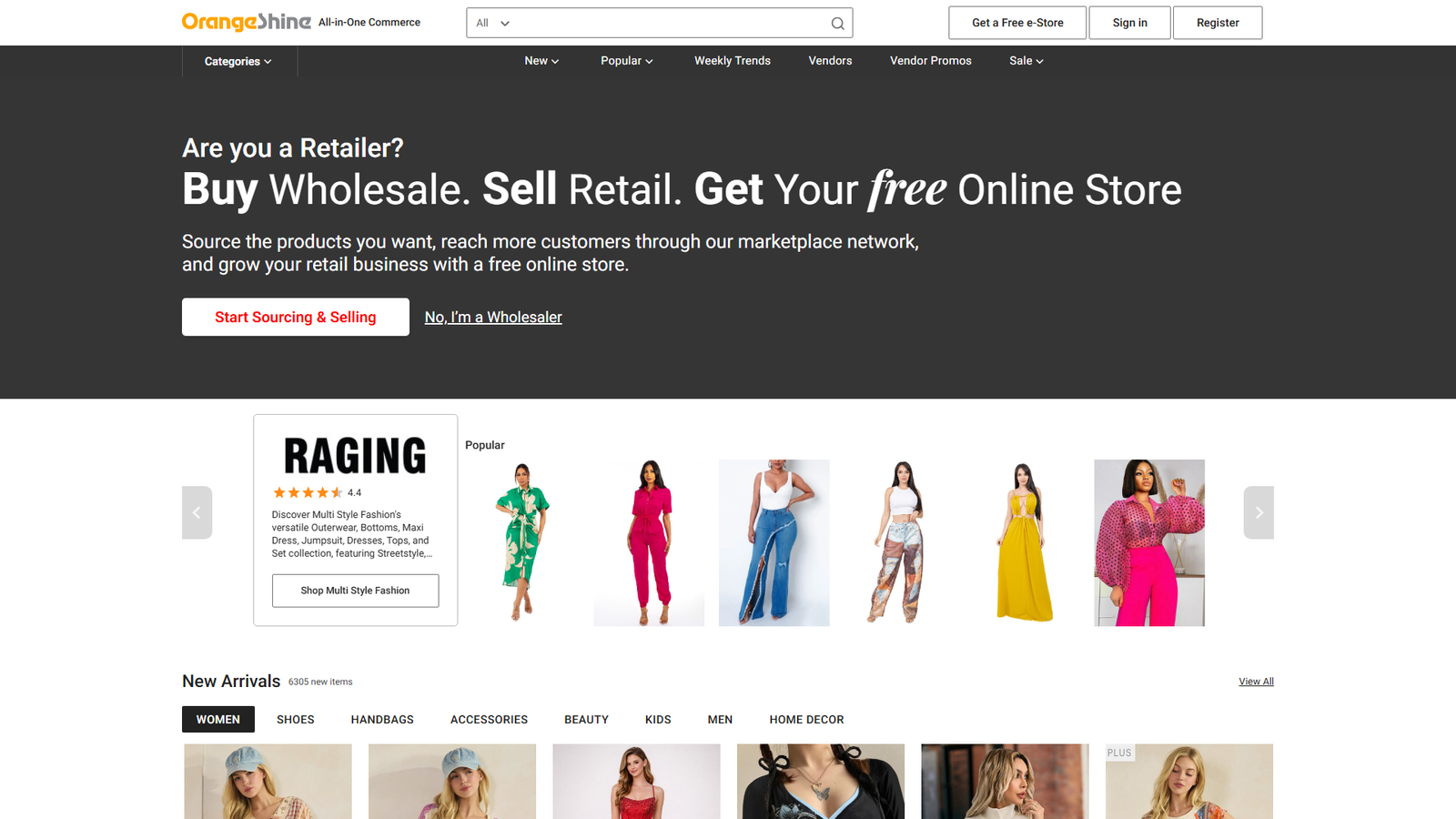 OrangeShine clothing boutiques