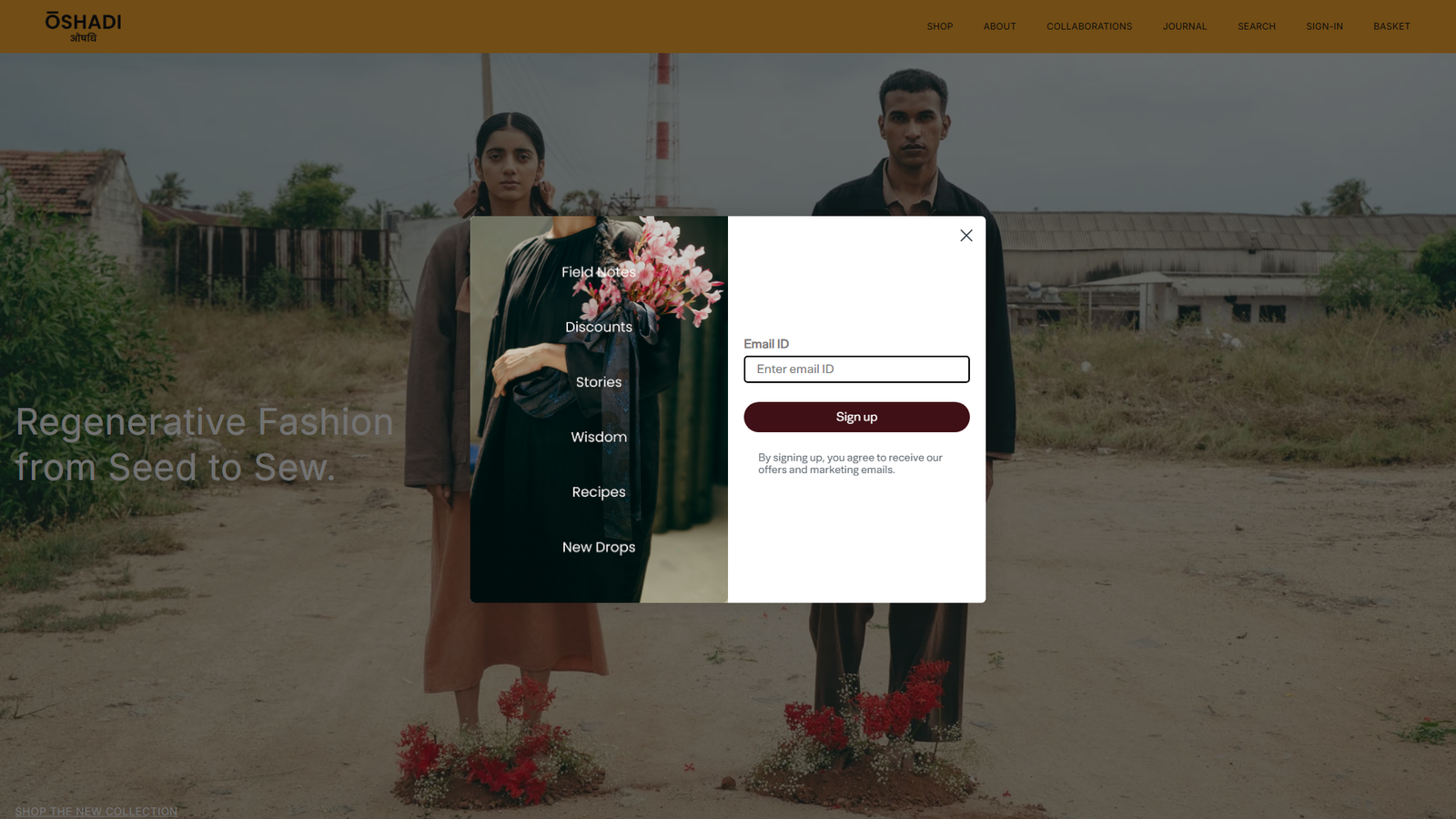 Oshadi organic clothing manufacturers