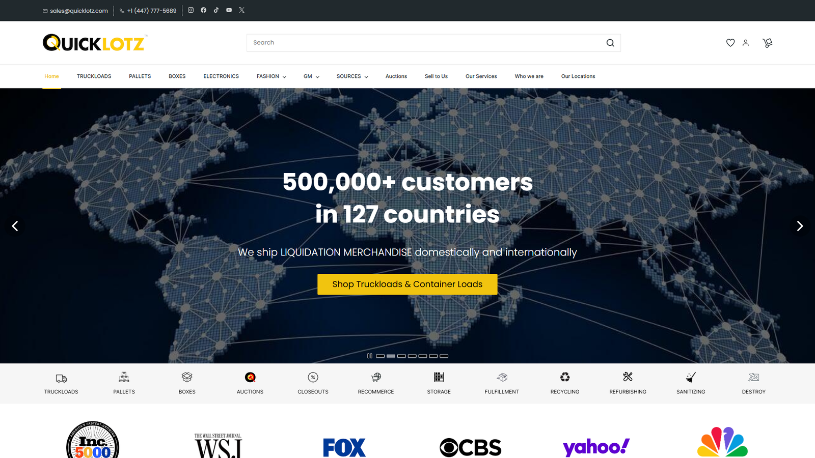 Quicklotz wholesale fashion pallets